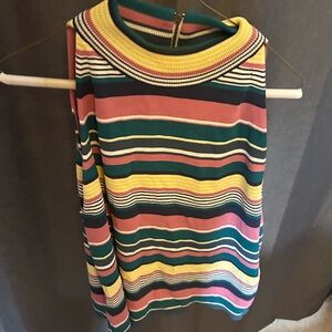 NWOT MAEVE sleeveless stripe top.